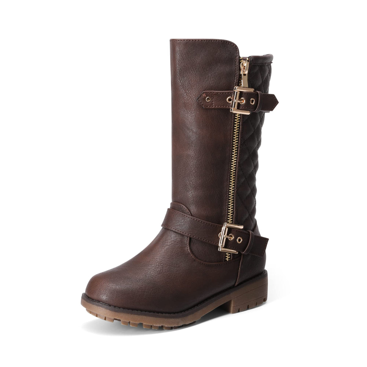 DREAM PAIRS Girls Riding Knee High Boots