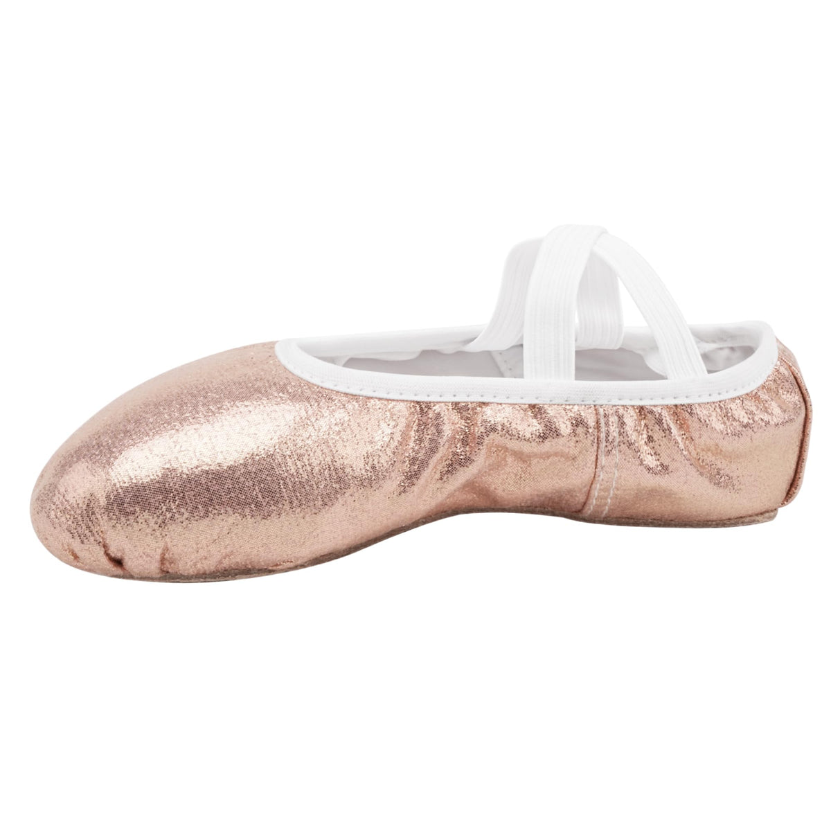 Stelle Ballet Slippers for Girls Glitter Metallic Vegan Leather