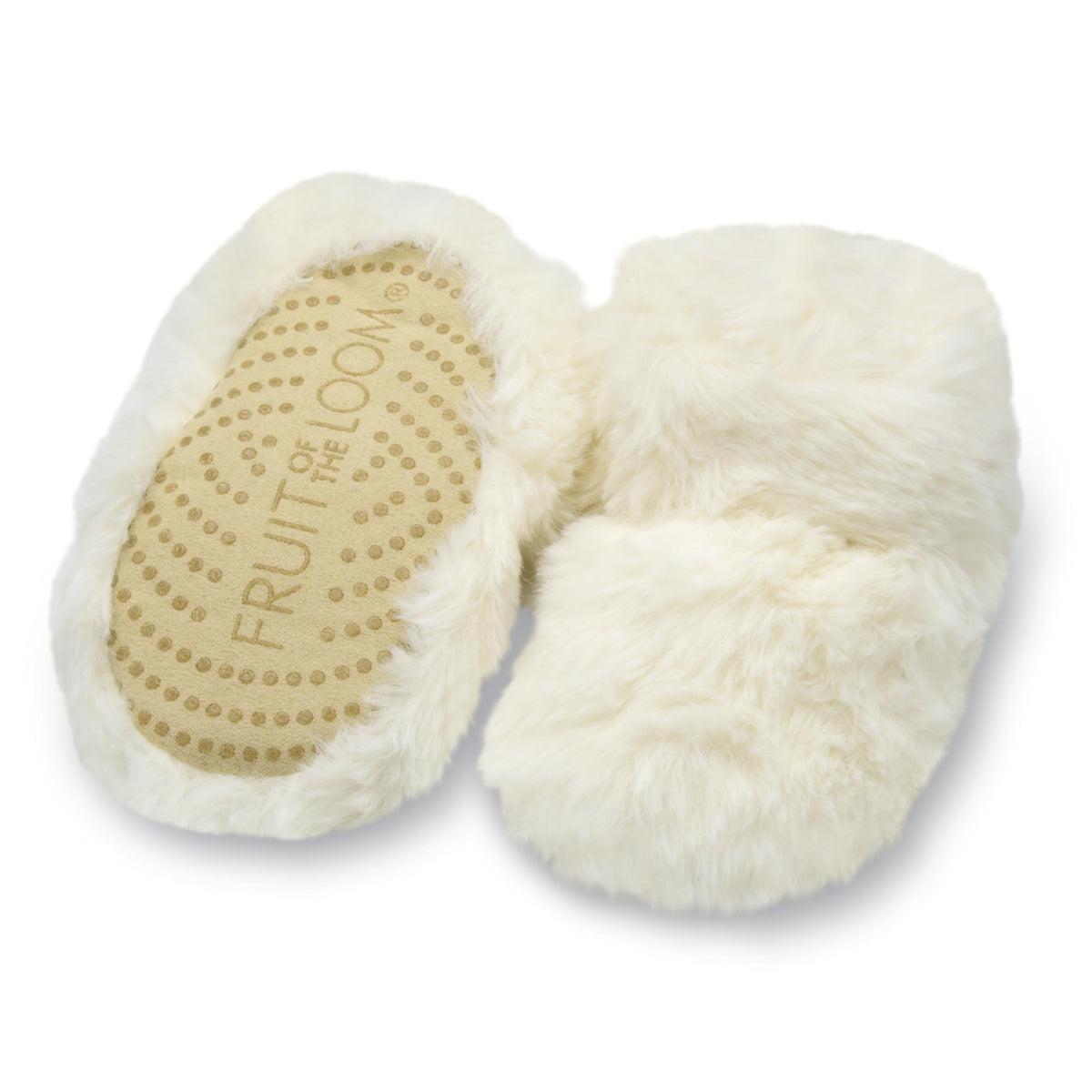 Fruit of the Loom Cozy Thermal Wrap Booties with Non-slip Grips for Baby Girls, Boys, Unisex -