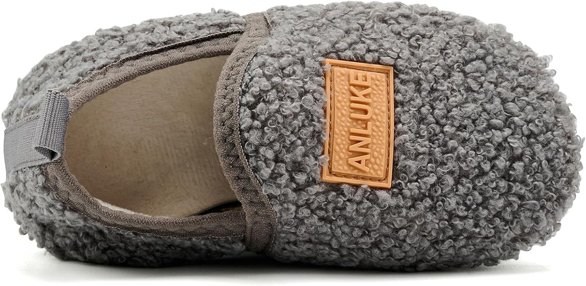 ANLUKE Kids Toddler House Slippers for Boys Girls Warm Indoor Outdoor