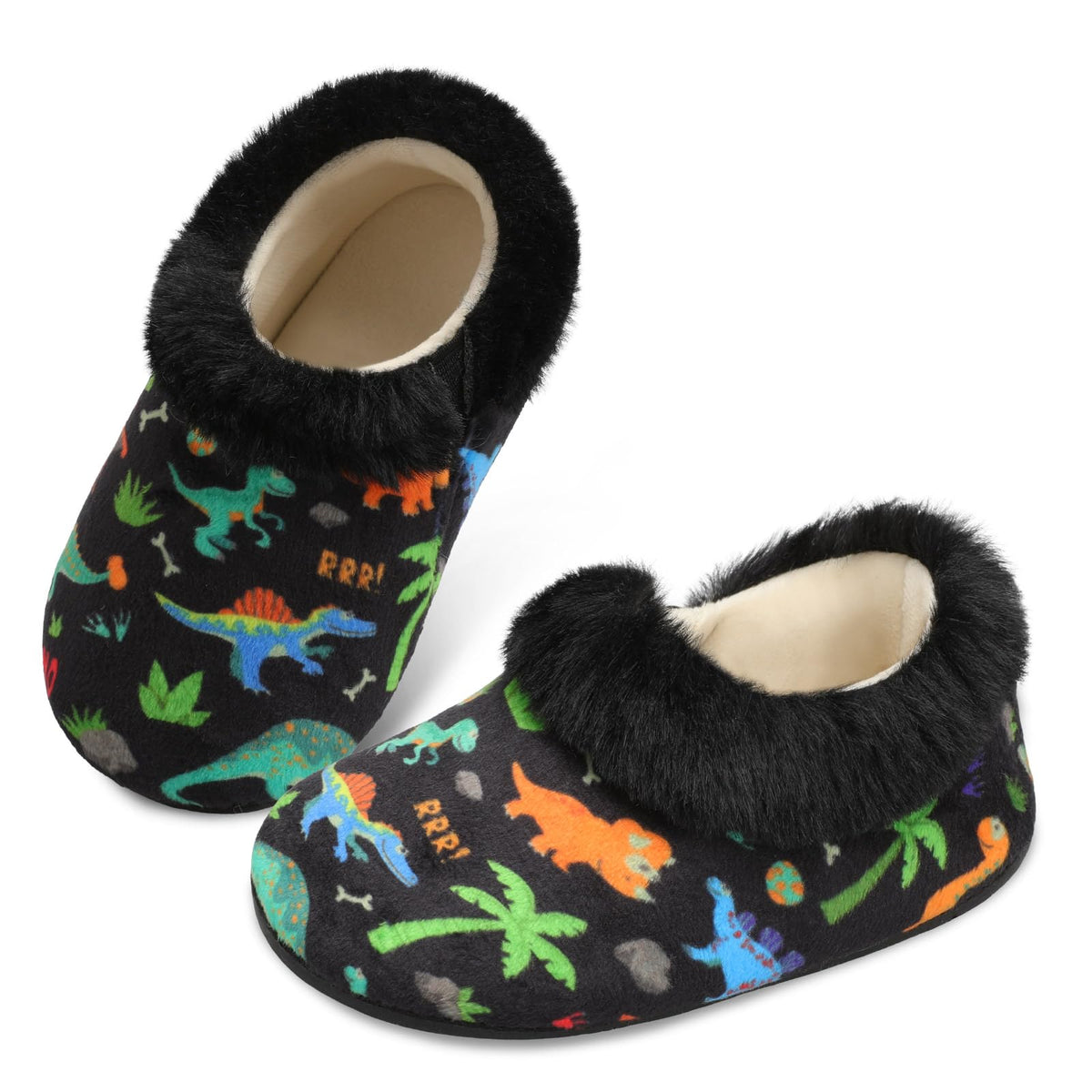 Centipede Demon Toddler Slippers for Boys Girls Slip on Kids Baby Toddlers House Shoes Lightweight Barefoot Furry Sock Shoes Indoor Outdoor Warm Walking Shoes