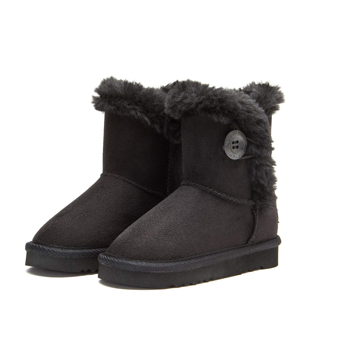 Weestep Girls Faux Fur Snow Warm Fur Winter Fashion Boot