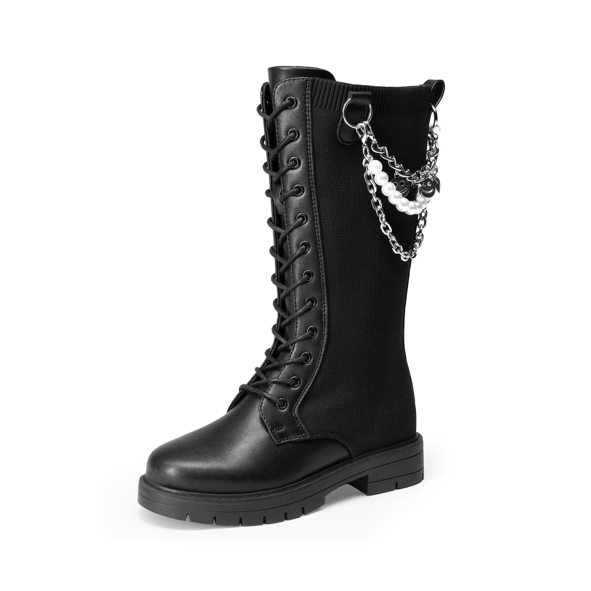 DREAM PAIRS Girls Riding Knee High Boots