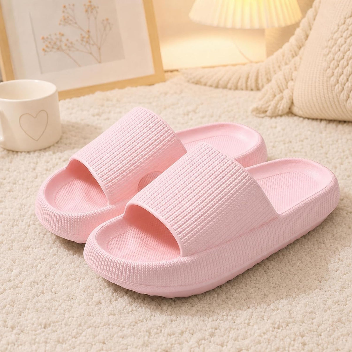 Boys Girls Cloud Slides Platform Sandals Shower Shoes