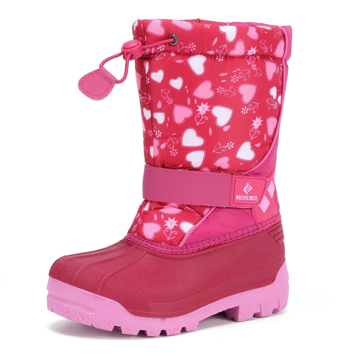 CIOR Kids Waterproof Winter Snow Boots,Warm Fur Lined