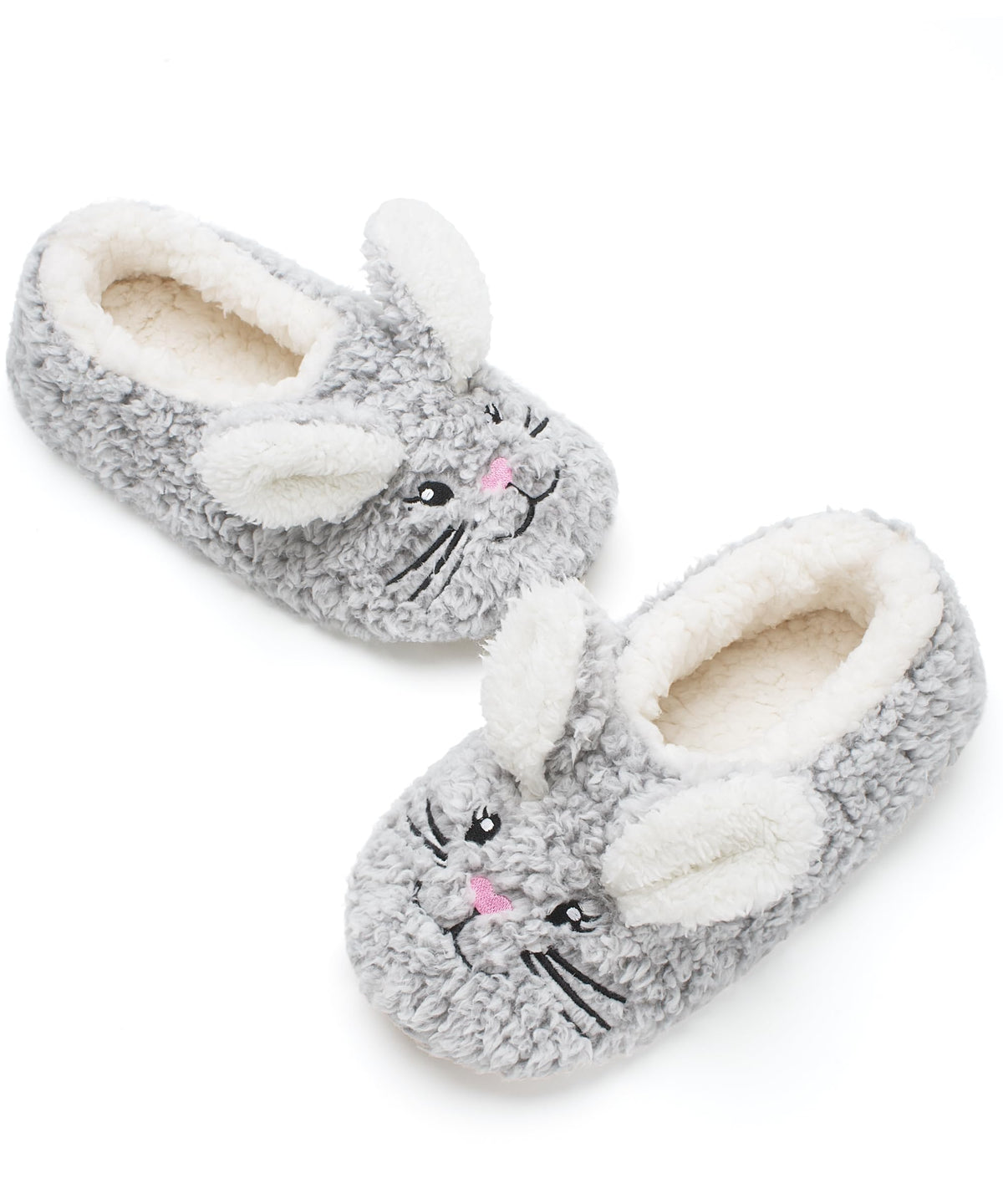 Cozylook Cute Animal Slippers for Women and Kids Fuzzy Non Slip Soft Sole