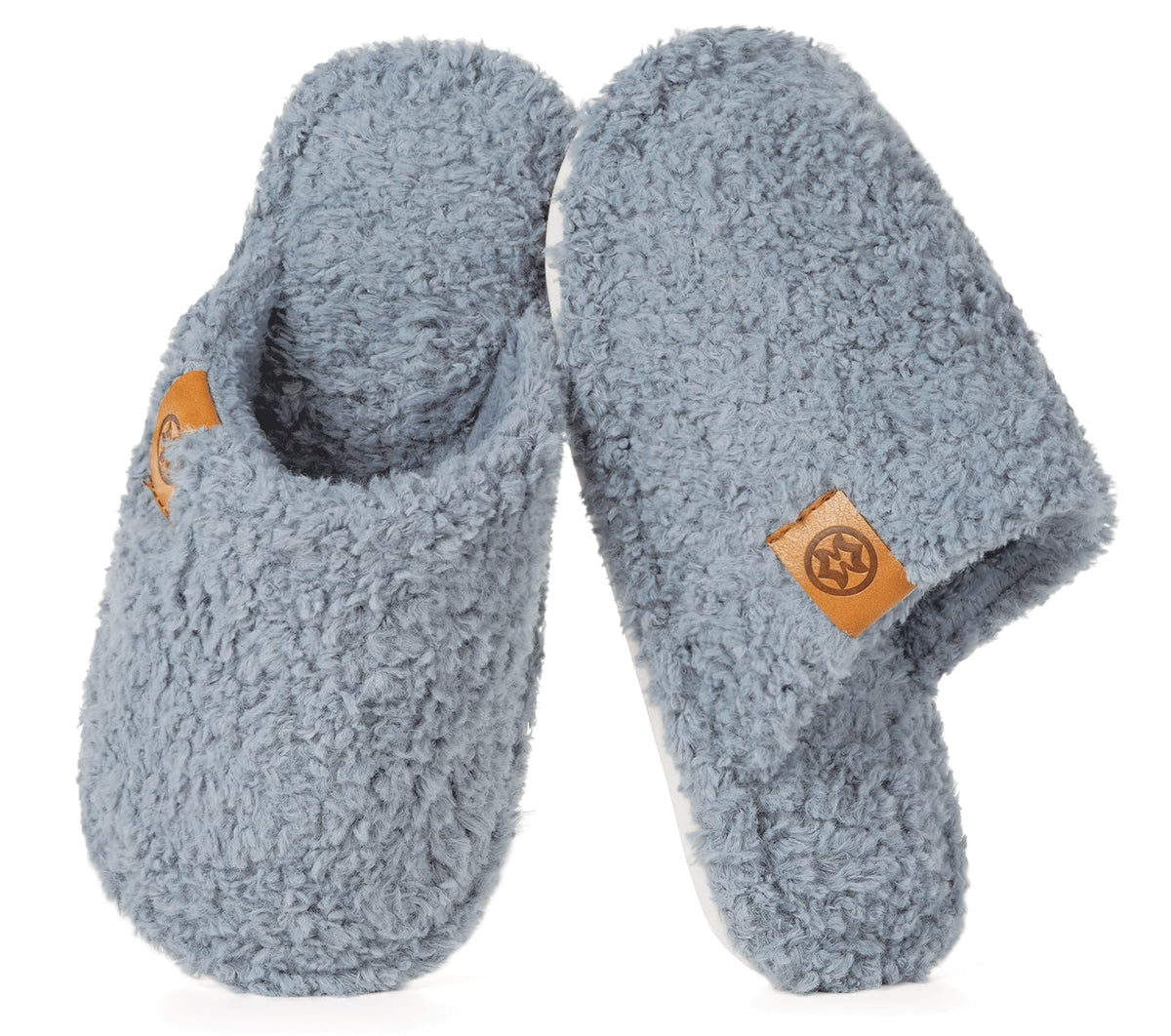 Dokela Fuzzy Kids Slippers Girls Boys Cozy House Slippers