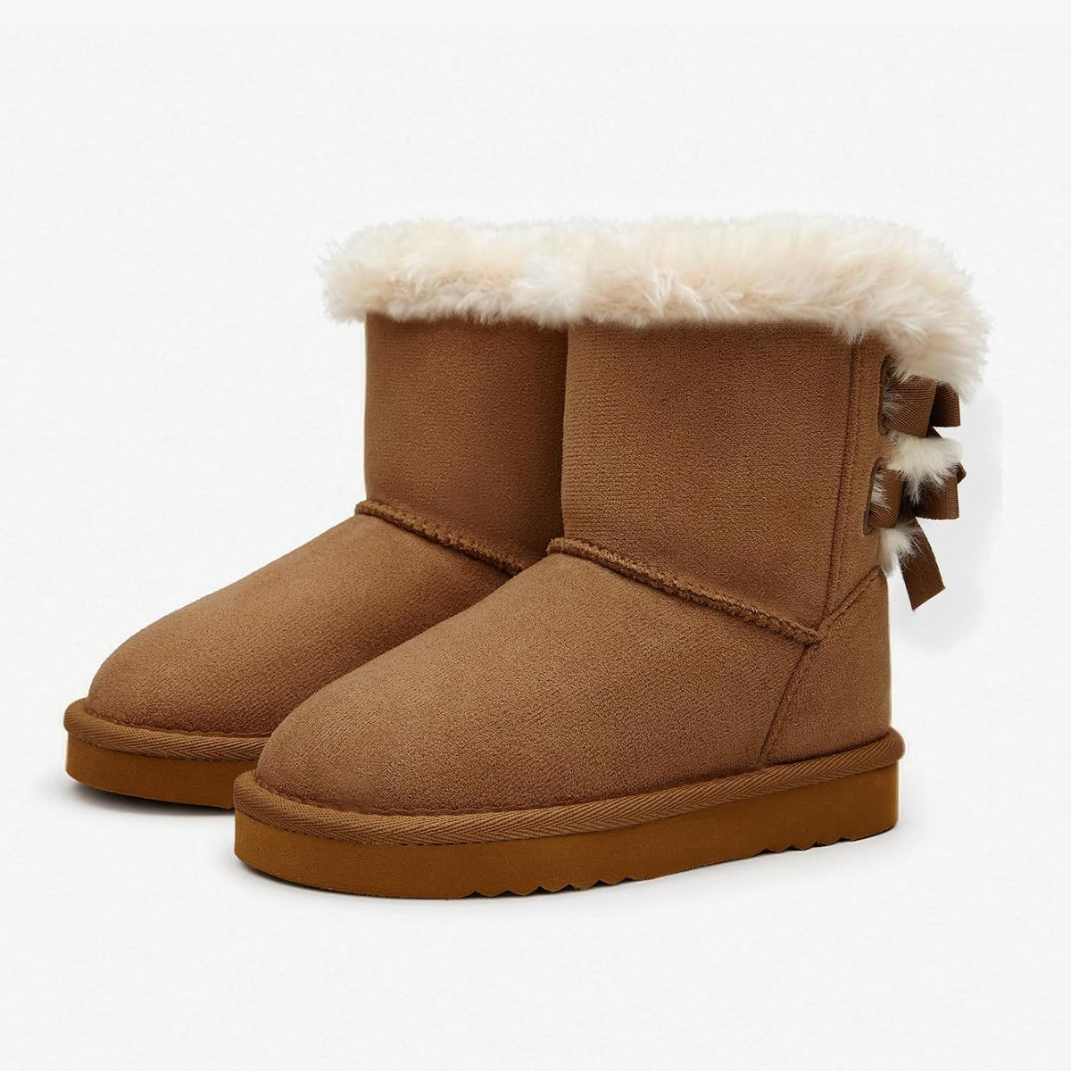 Weestep Girls Faux Fur Snow Warm Fur Winter Fashion Boot