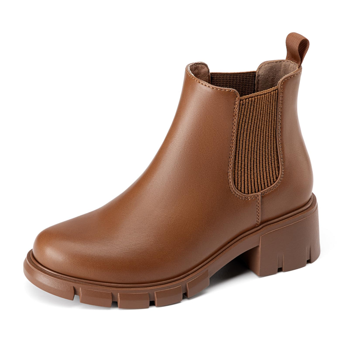 Athlefit Girls Ankle Boots Kids Chunky Chelsea Booties