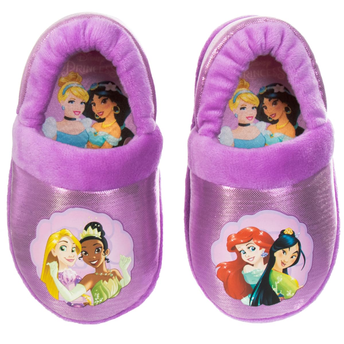 Disney Princess Encanto Little Mermaid Slippers for Girls Kids House Shoes