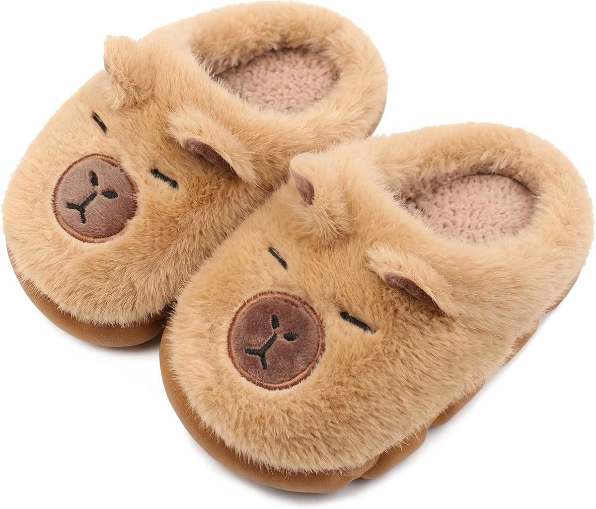 Kids Slippers Girls Boys House Shoes Plush Animal Capybara Slippers Toddler