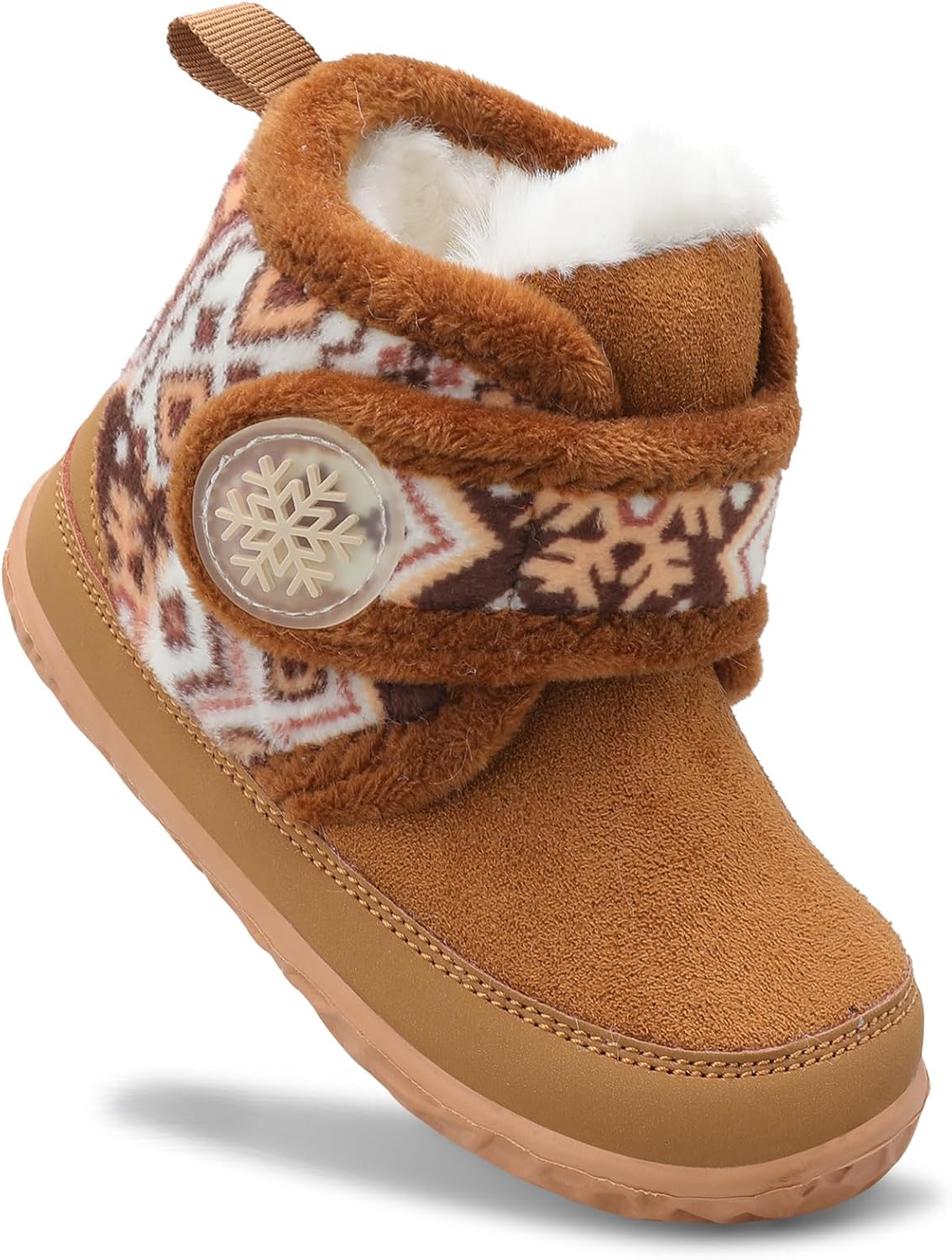 Scurtain Toddler Slippers Girl Boy House Shoes Baby Fuzzy Winter Boots