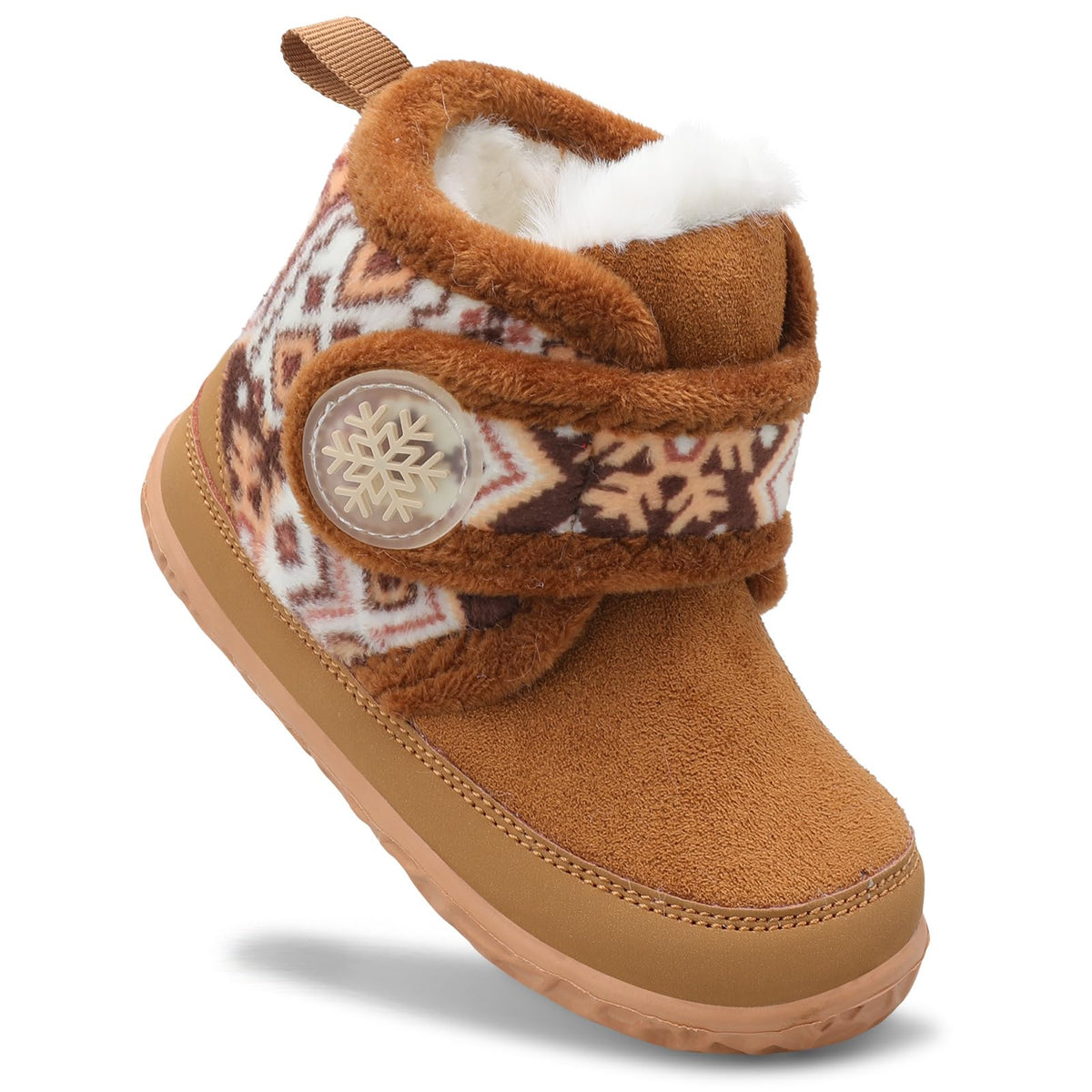 Scurtain Toddler Slippers Girl Boy House Shoes Baby Fuzzy Winter Boots