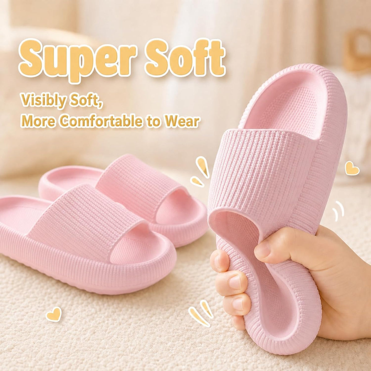 Boys Girls Cloud Slides Platform Sandals Shower Shoes