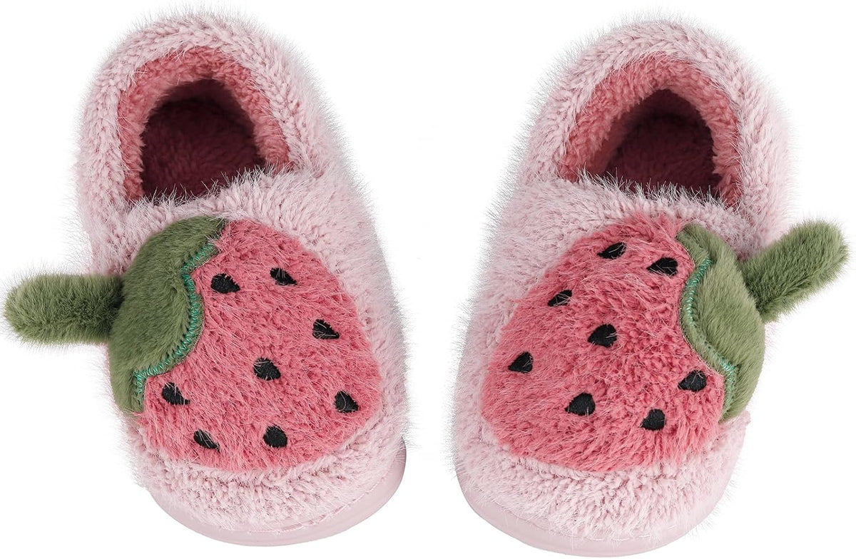 ESTAMICO Girls Boys Plush Warm Slippers