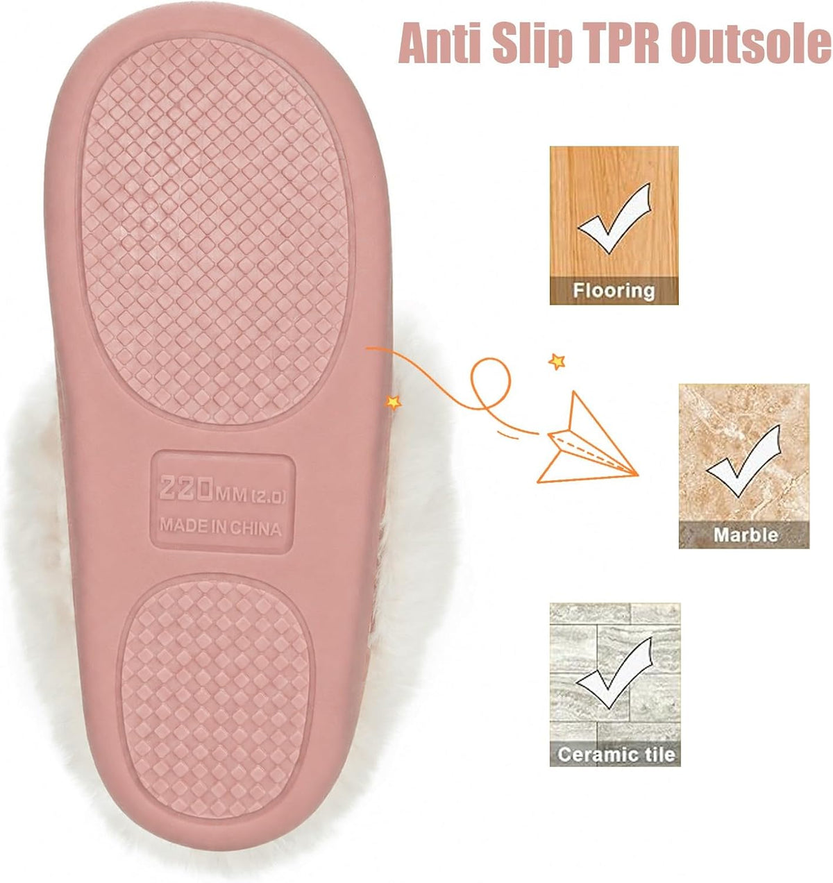 Dokela Kids Slippers Girls Boys Fuzzy Slippers House Shoes