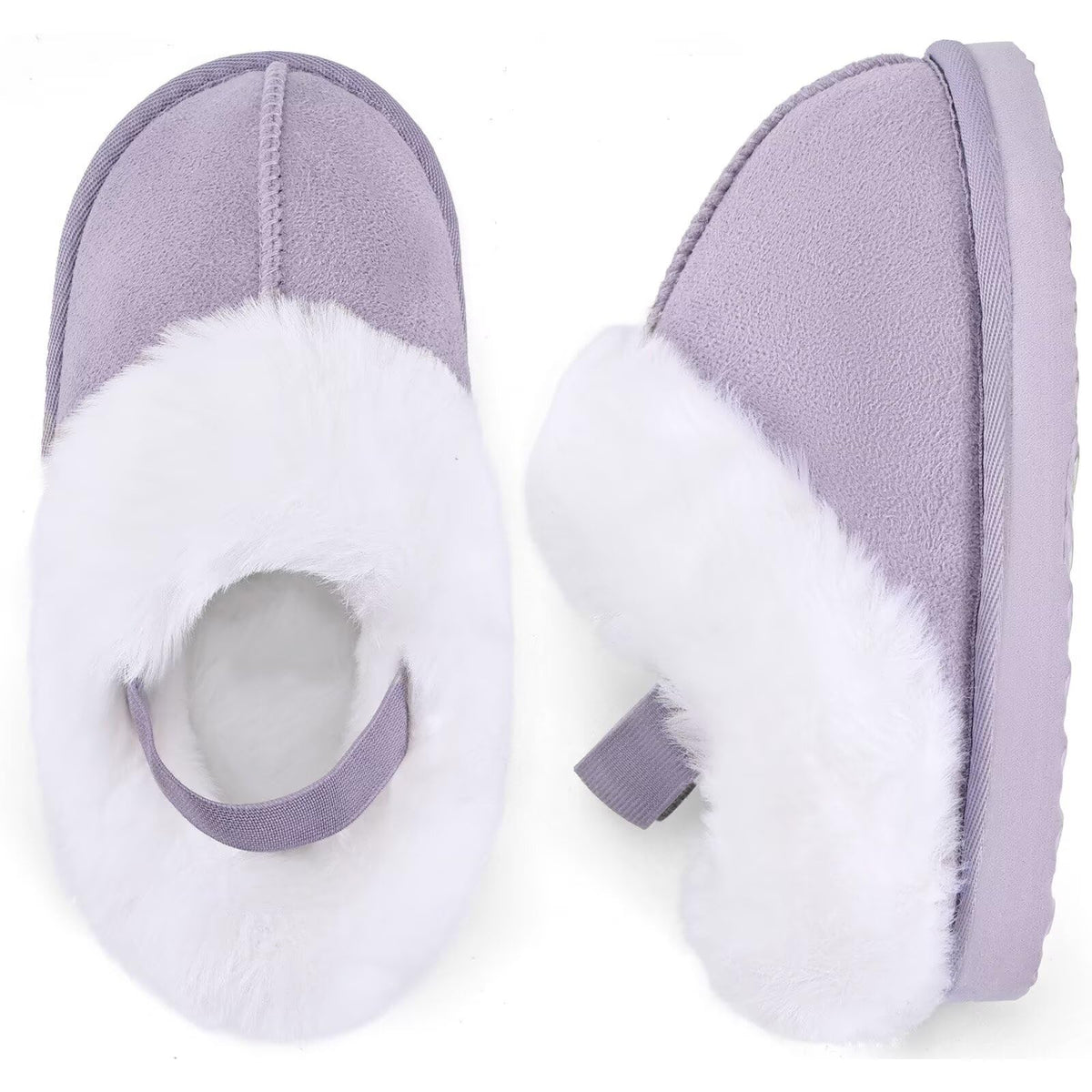 IceUnicorn Toddler Slippers with Backstrap Girls Boys Fuzzy House Shoes