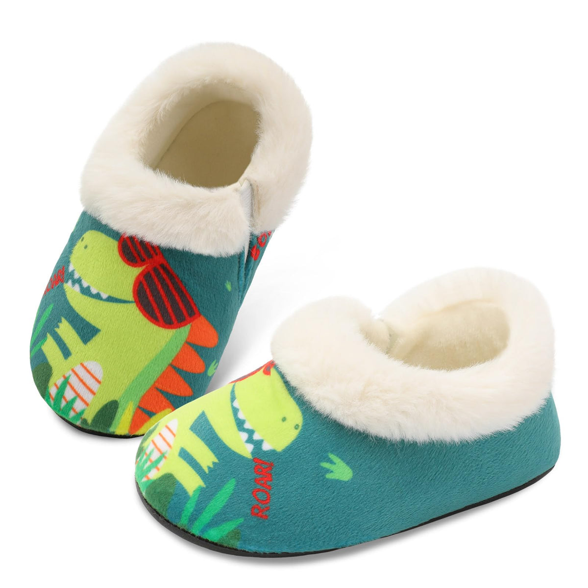 Centipede Demon Toddler Slippers for Boys Girls Slip on Kids Baby Toddlers House Shoes Lightweight Barefoot Furry Sock Shoes Indoor Outdoor Warm Walking Shoes