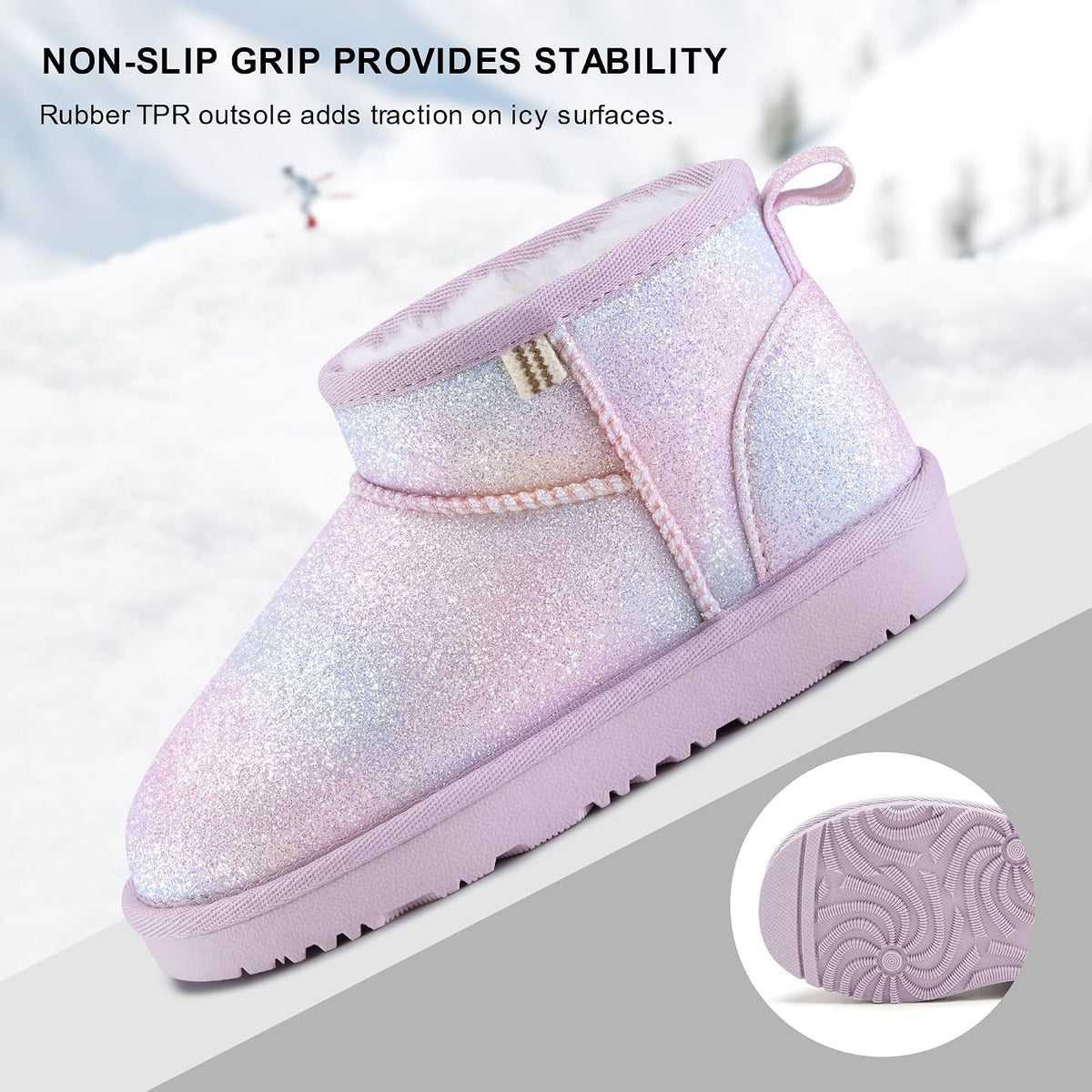 Stelle Kids Snow Boots Girls Boys Winter Ankle Boots