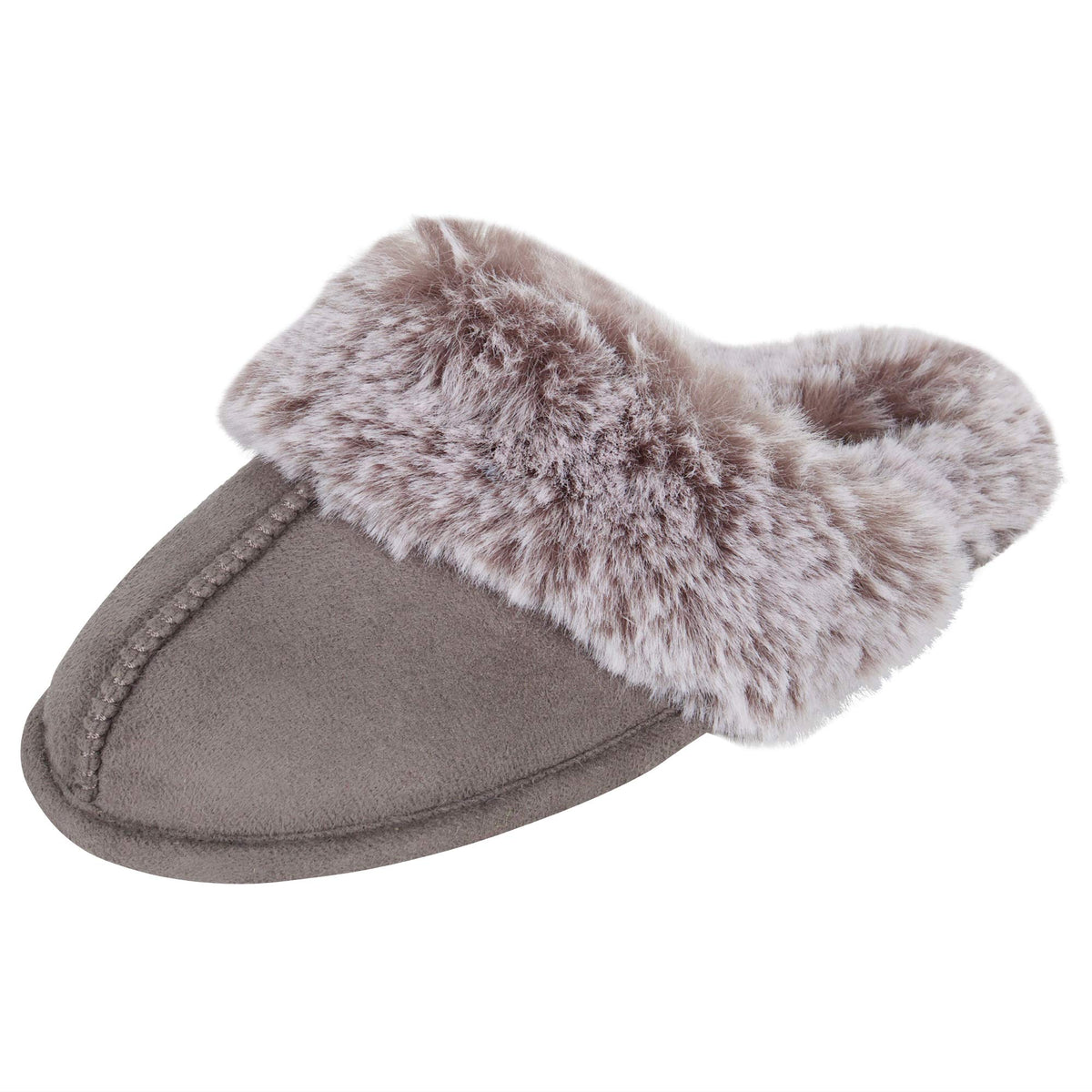Jessica Simpson Girls Comfy Slippers - Cute Faux Fur Slip-on Shoes Memory Foam House Slipper