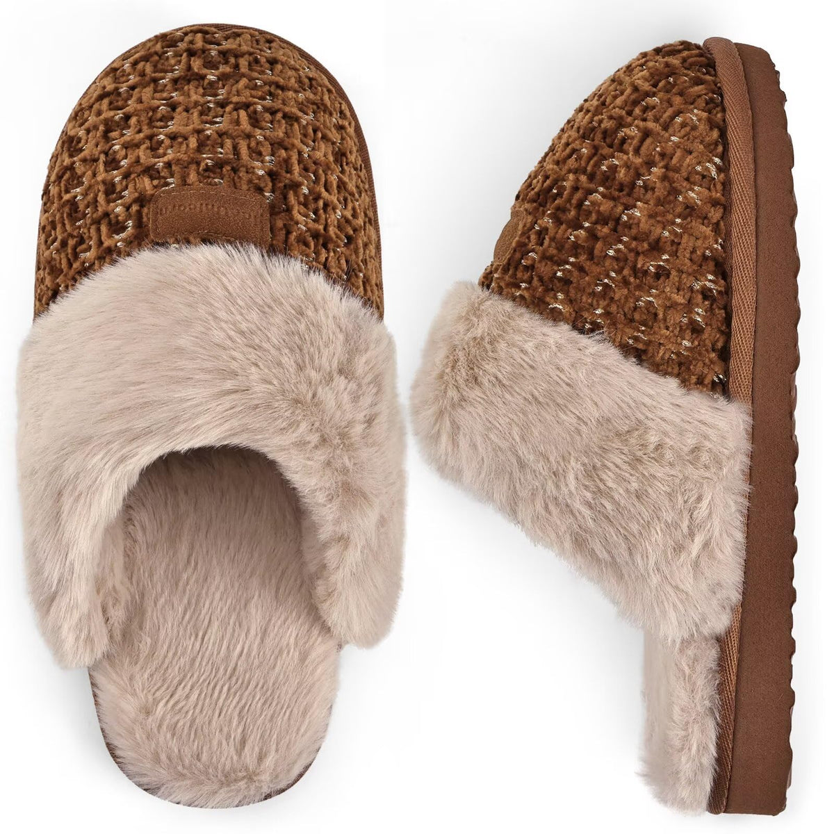 IceUnicorn Kids Slippers Girls Boys Fuzzy House Shoes Bedroom Slides