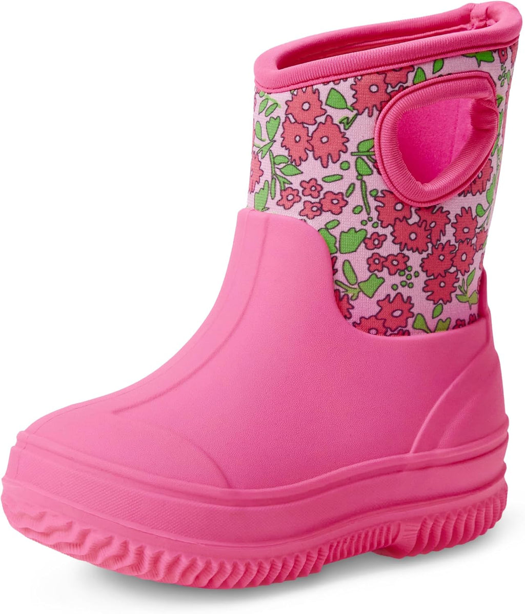 Amazon Essentials Unisex Kids' Insulated Neoprene Rain Boot