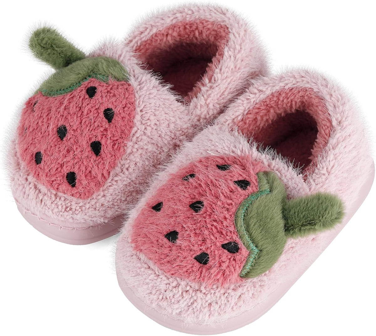 ESTAMICO Girls Boys Plush Warm Slippers