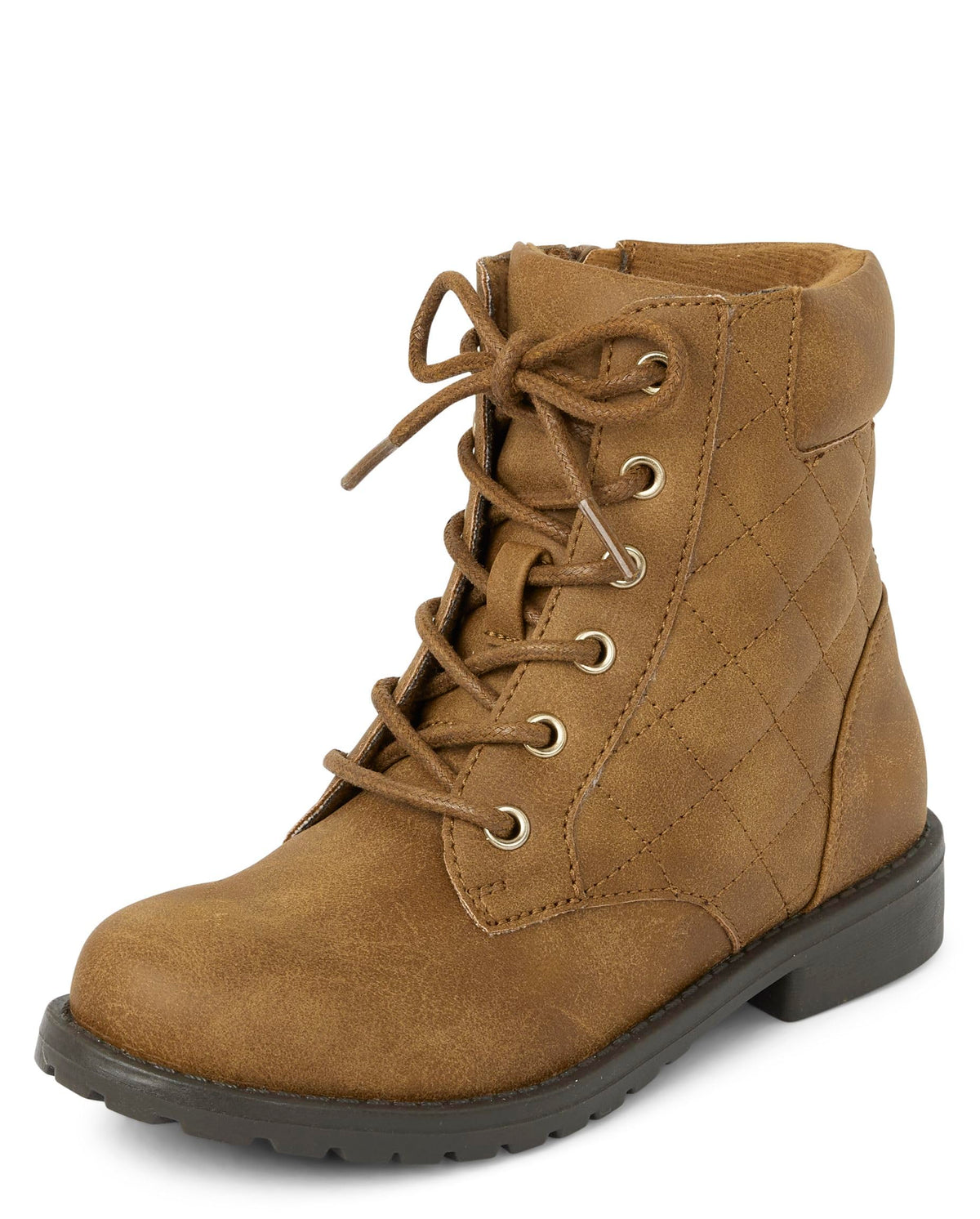 The Children's Place Girls' Girls Lace Up Combat Boots
