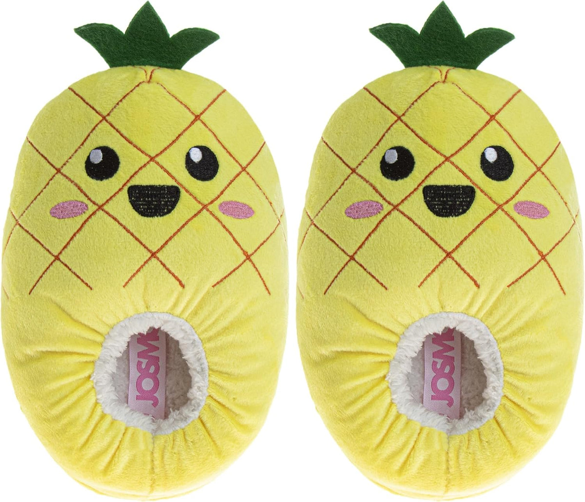Josmo Kids Girl Slippers Animated Cartoon House Shoes - Lightweight Plush Warm Comfort Soft Aline (sizes: 9-10 toddler / 11-13 Little Kid / 1-5 Big Kid)