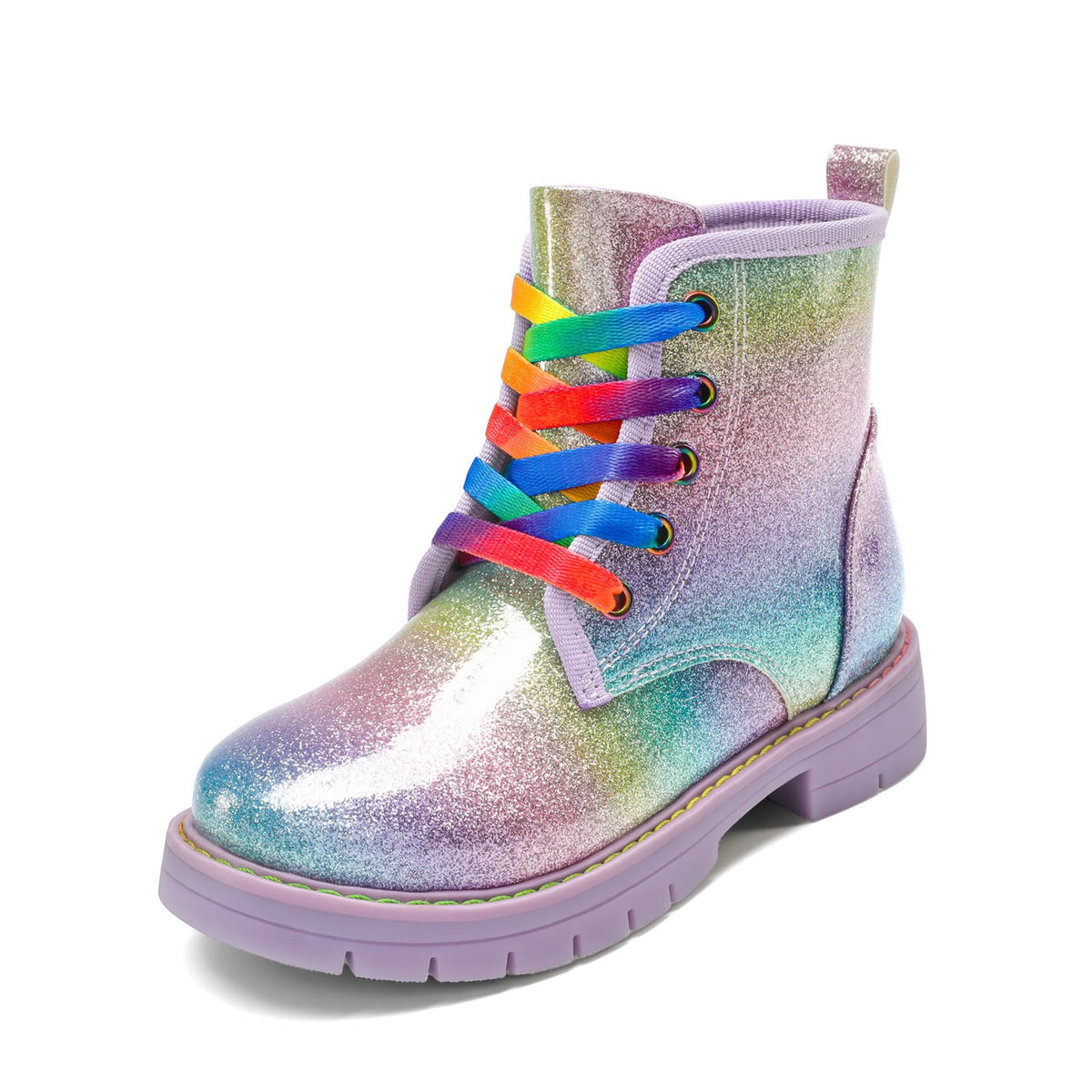 DREAM PAIRS Girls Combat Ankle Boots Shoes