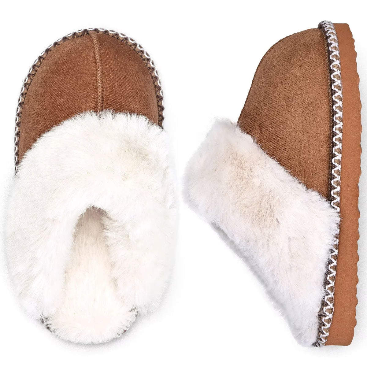 IceUnicorn Kids Slippers Girls Boys Fuzzy House Shoes Bedroom Slides