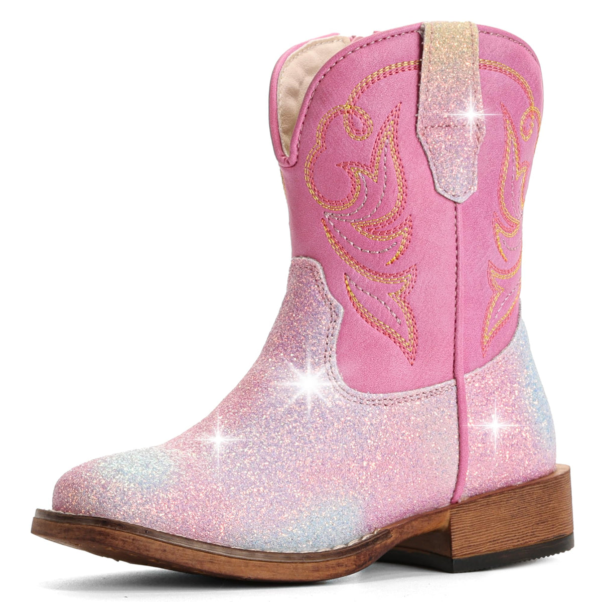 Girls Cowgirl Boots Toddler Boys Cowboy Boots for Kids