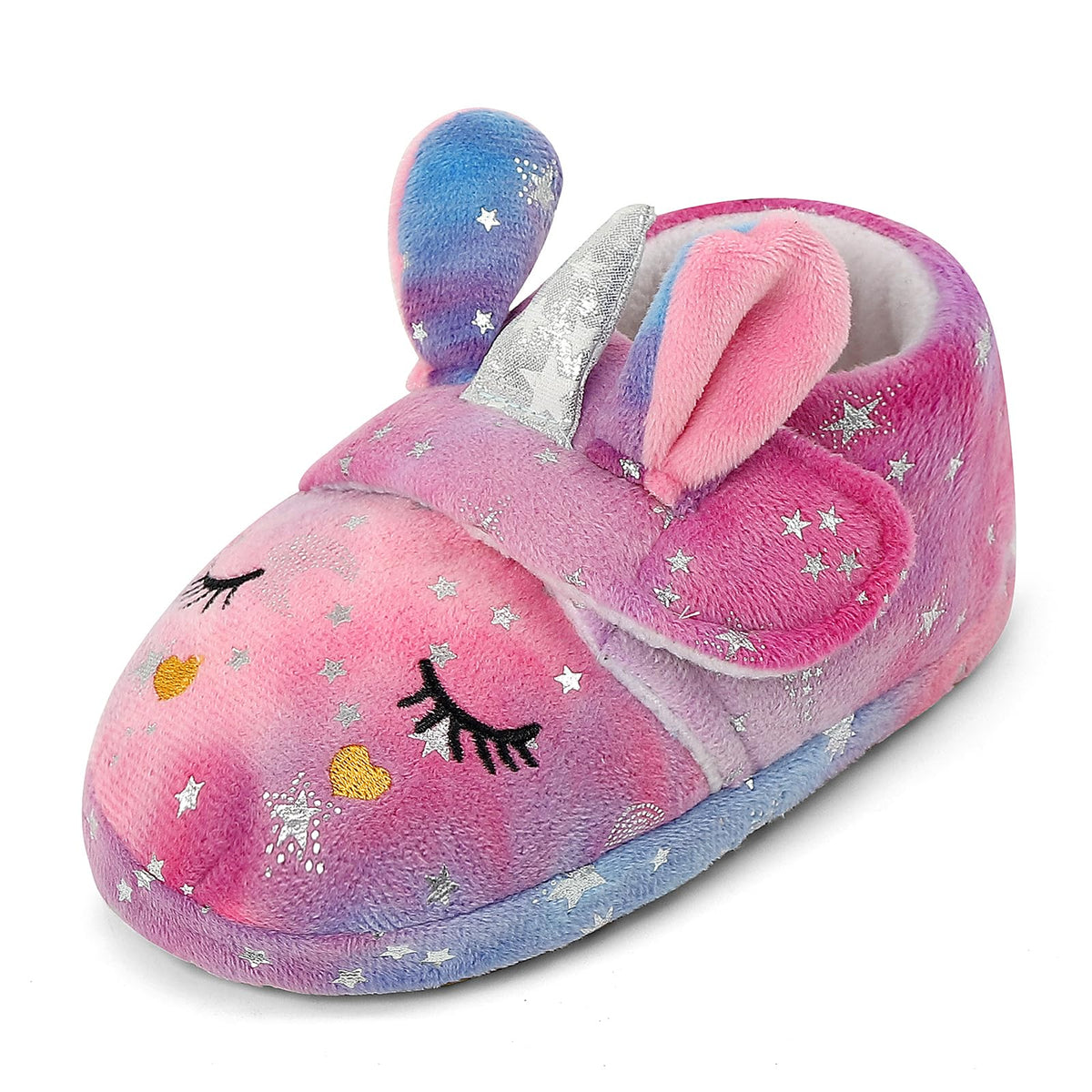 ESTAMICO Girls Boys Plush Warm Cute Slippers