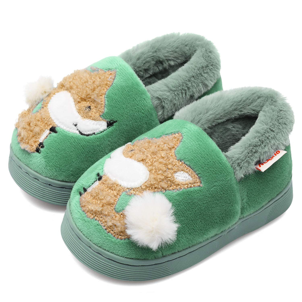Centipede Demon Plush Warm Slippers for Girls Boys Kids Toddlers Winter Fur Lined Indoor House Home Shoes