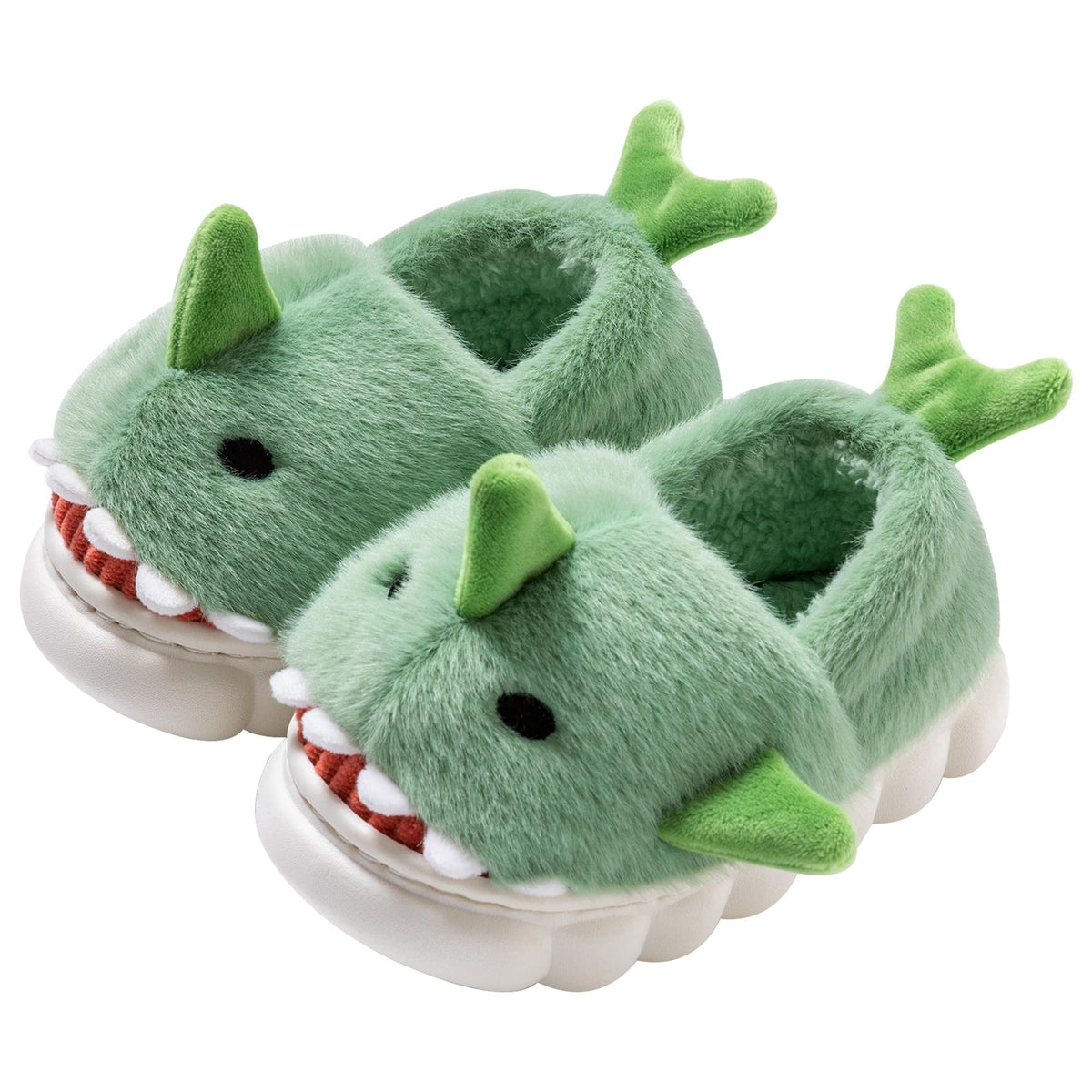 Fiedaz Boys Girls Shark Slippers Kids House Cute Slippers for Toddler Plush Warm Slippers Non-Slip Indoor bedroom Winter Shoes