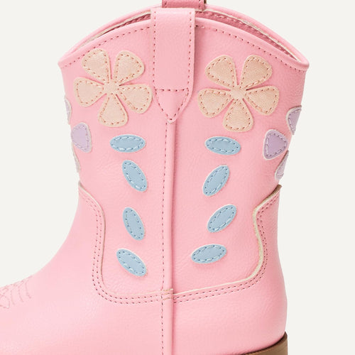 Amazon Essentials x Sofia Grainge Girls and Toddlers' Cowboy Cowgirl Western Boots
