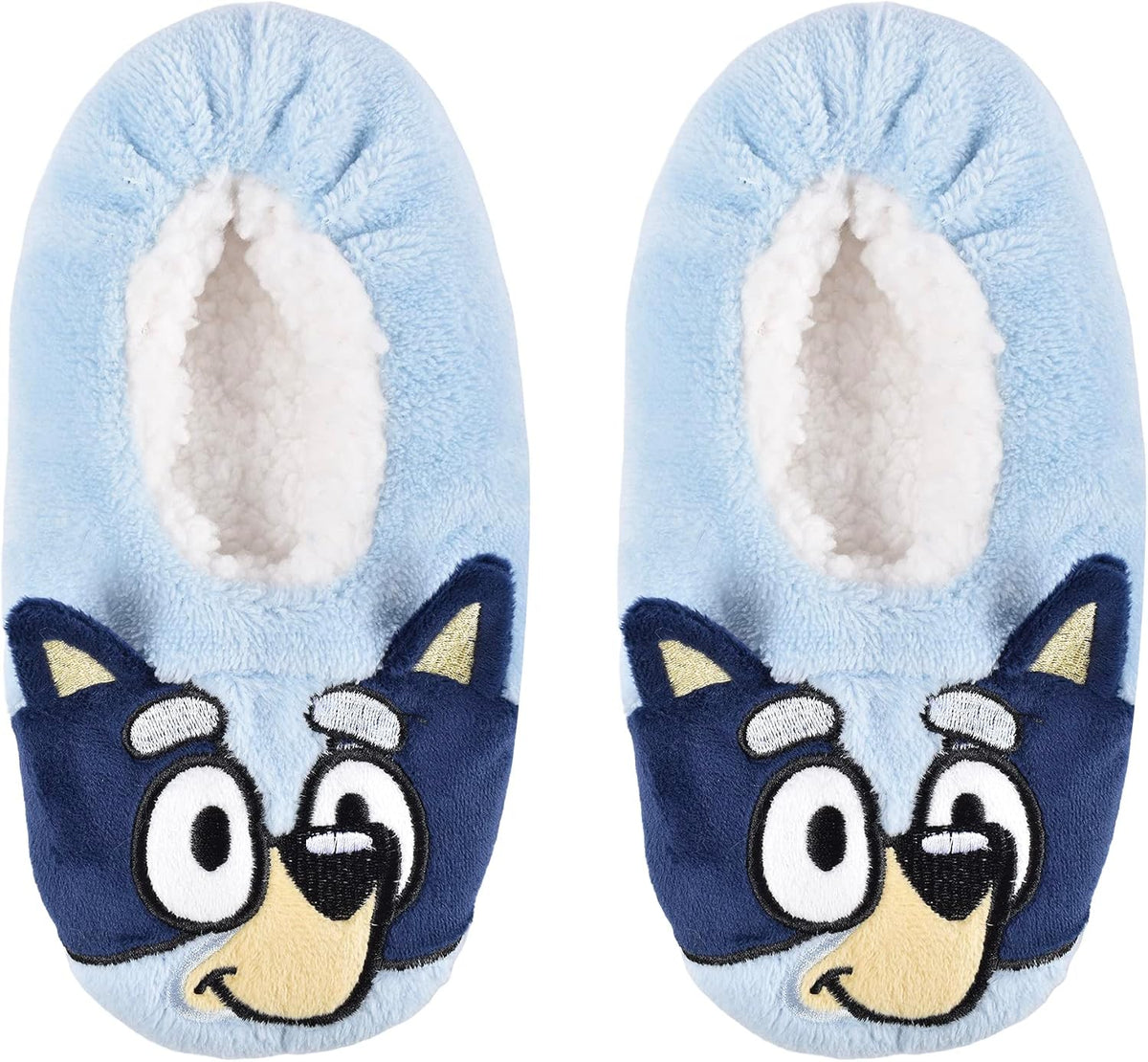 Bluey Girls' Snuggle Toe Plush Footlet Socks Slippers