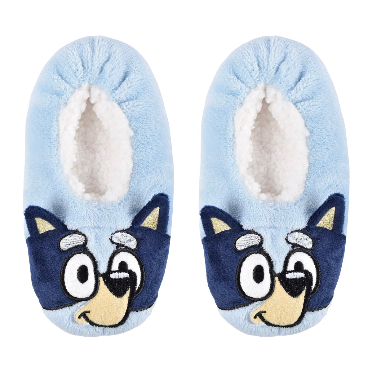 Bluey Girls' Snuggle Toe Plush Footlet Socks Slippers