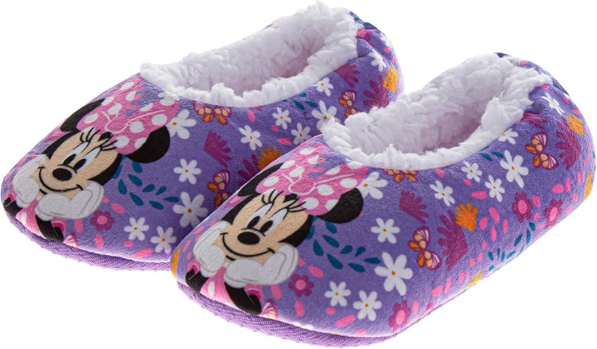 Slipper Socks for Girls Plush SlipOn Slippers Stitch Minnie Disney Princess