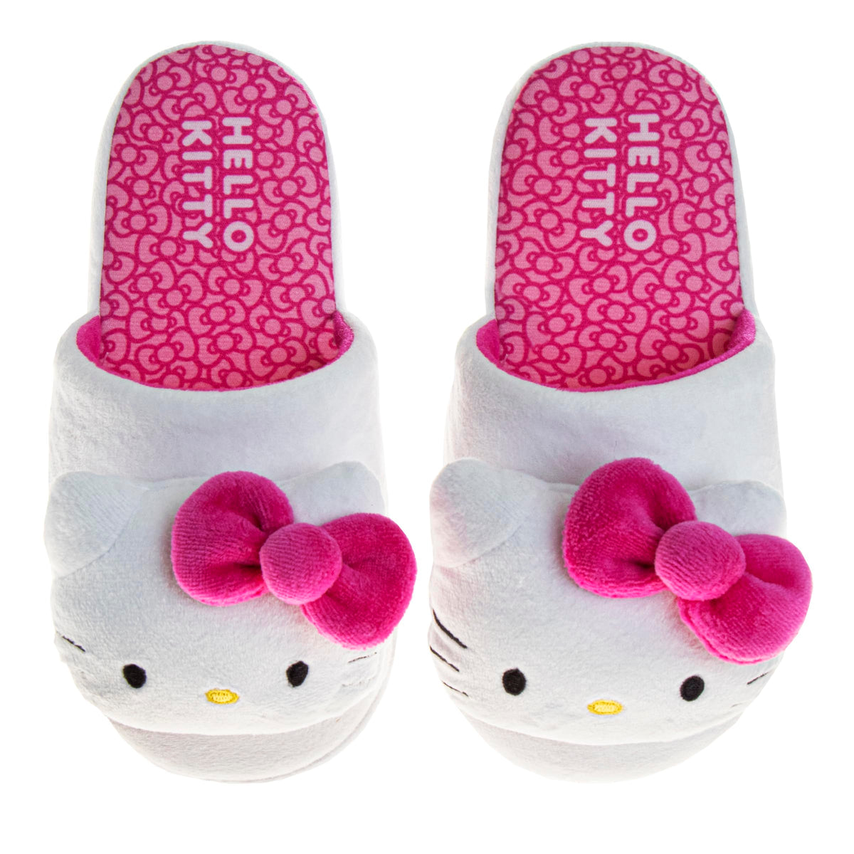 Josmo Hello Kitty Sanrio Slipper Indoor Cute Plush House Shoes for Kids