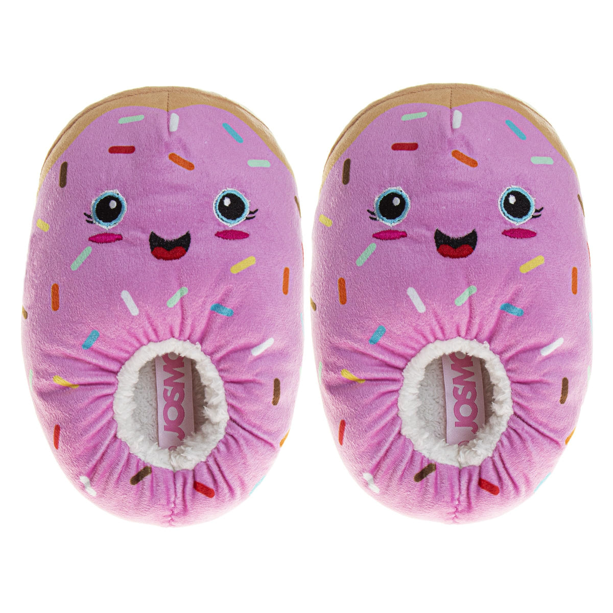 Josmo Kids Girl Slippers Animated Cartoon House Shoes - Lightweight Plush Warm Comfort Soft Aline (sizes: 9-10 toddler / 11-13 Little Kid / 1-5 Big Kid)