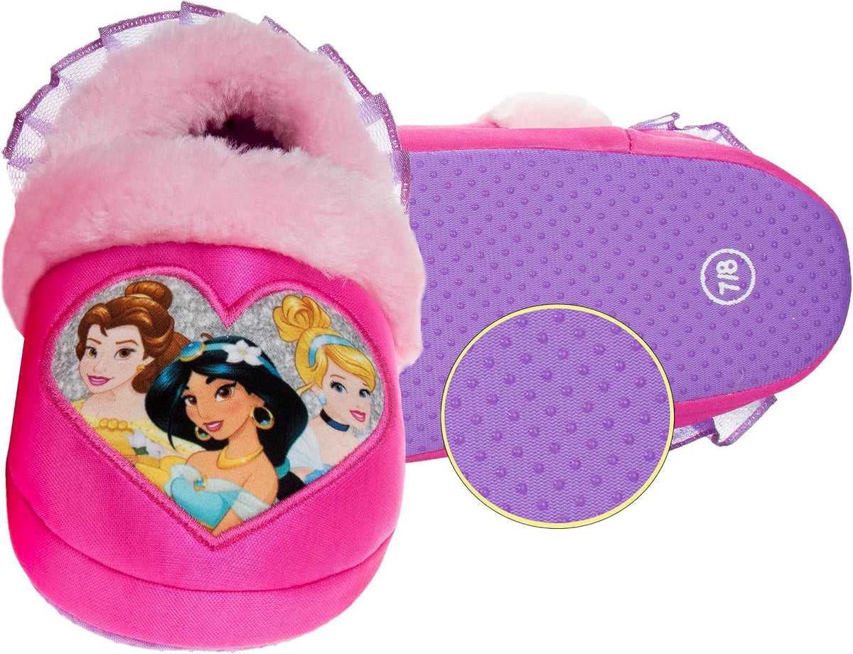 Disney Princess Encanto Little Mermaid Slippers for Girls Kids House Shoes