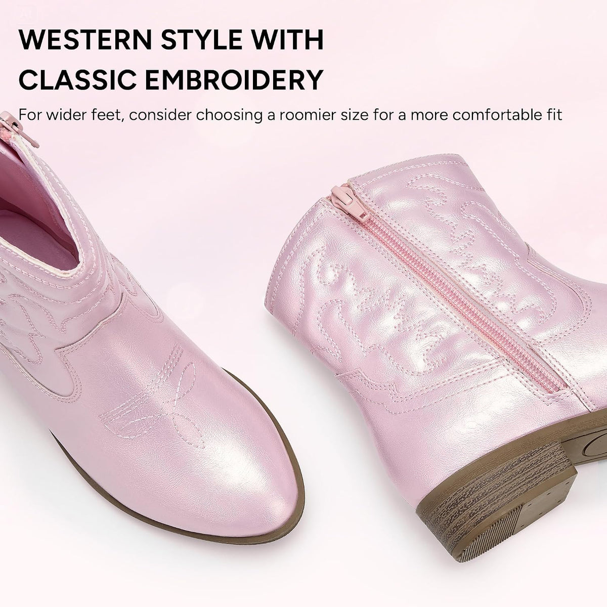 Stelle Girls Glitter Cowgirl Boots Kids Boys Cowboy Boots