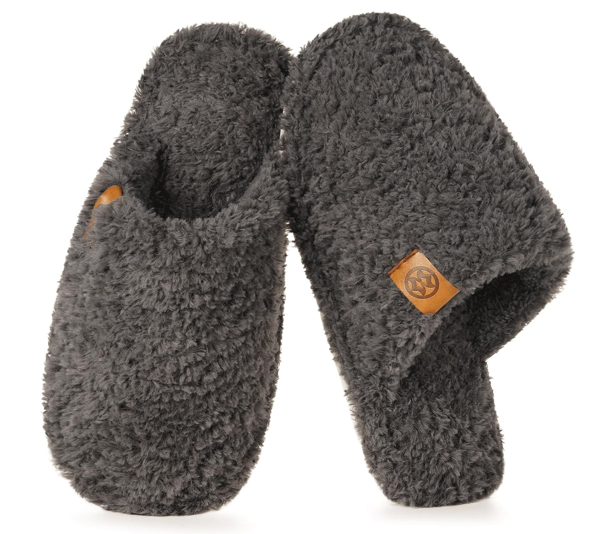 Dokela Fuzzy Kids Slippers Girls Boys Cozy House Slippers
