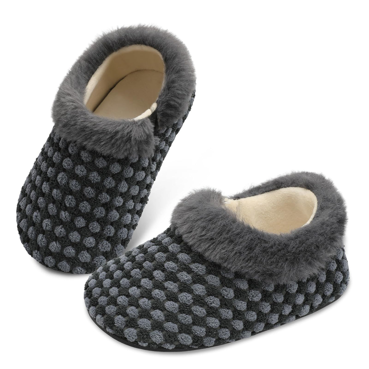 Centipede Demon Toddler Slippers for Boys Girls Slip on Kids Baby Toddlers House Shoes Lightweight Barefoot Furry Sock Shoes Indoor Outdoor Warm Walking Shoes