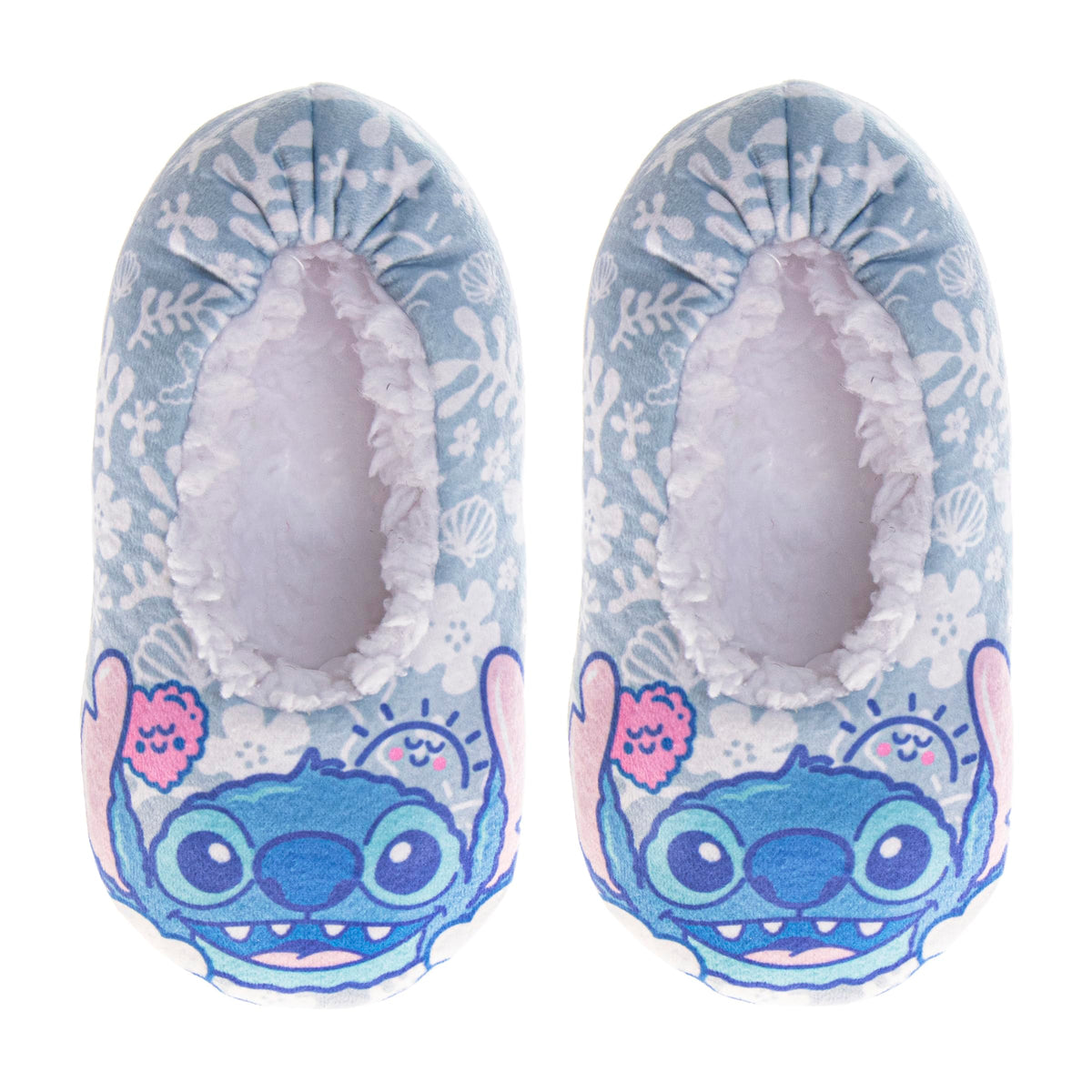 Slipper Socks for Girls Plush SlipOn Slippers Stitch Minnie Disney Princess