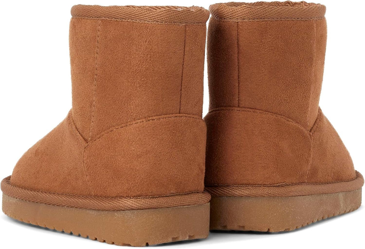 The Children's Place Baby Girls' Baby Girls and Toddler Classic Ankle Boots, Faux Fur Lined