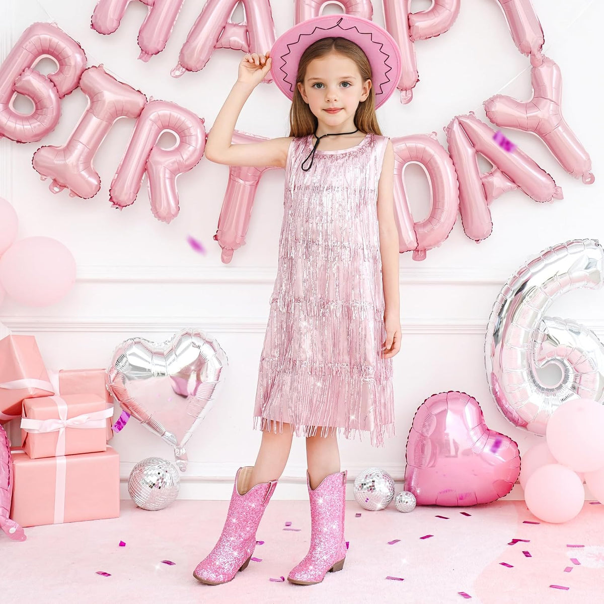 Glitter Girls Cowgirl Boots Sparkly Cowboy Dress Boots Toddler to Big Kid
