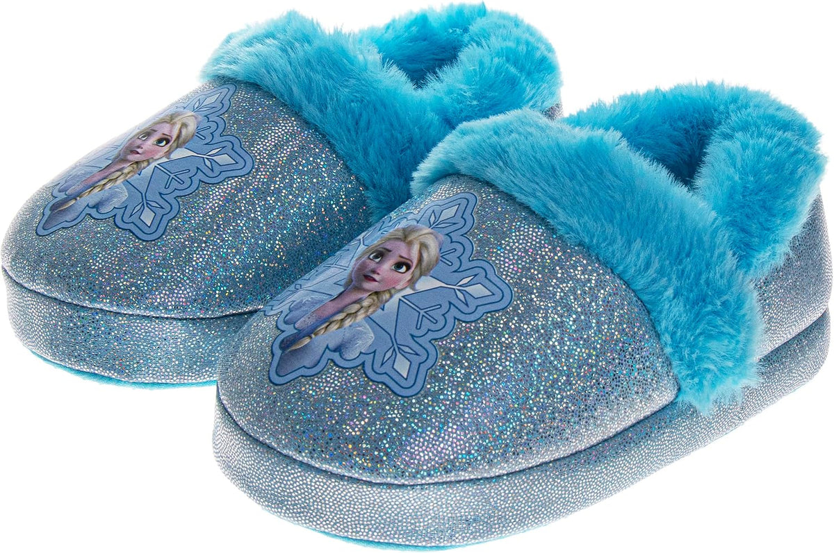 Girls Plush Slippers Frozen Gabby’s Dollhouse Moana Stitch Cozy House Shoes