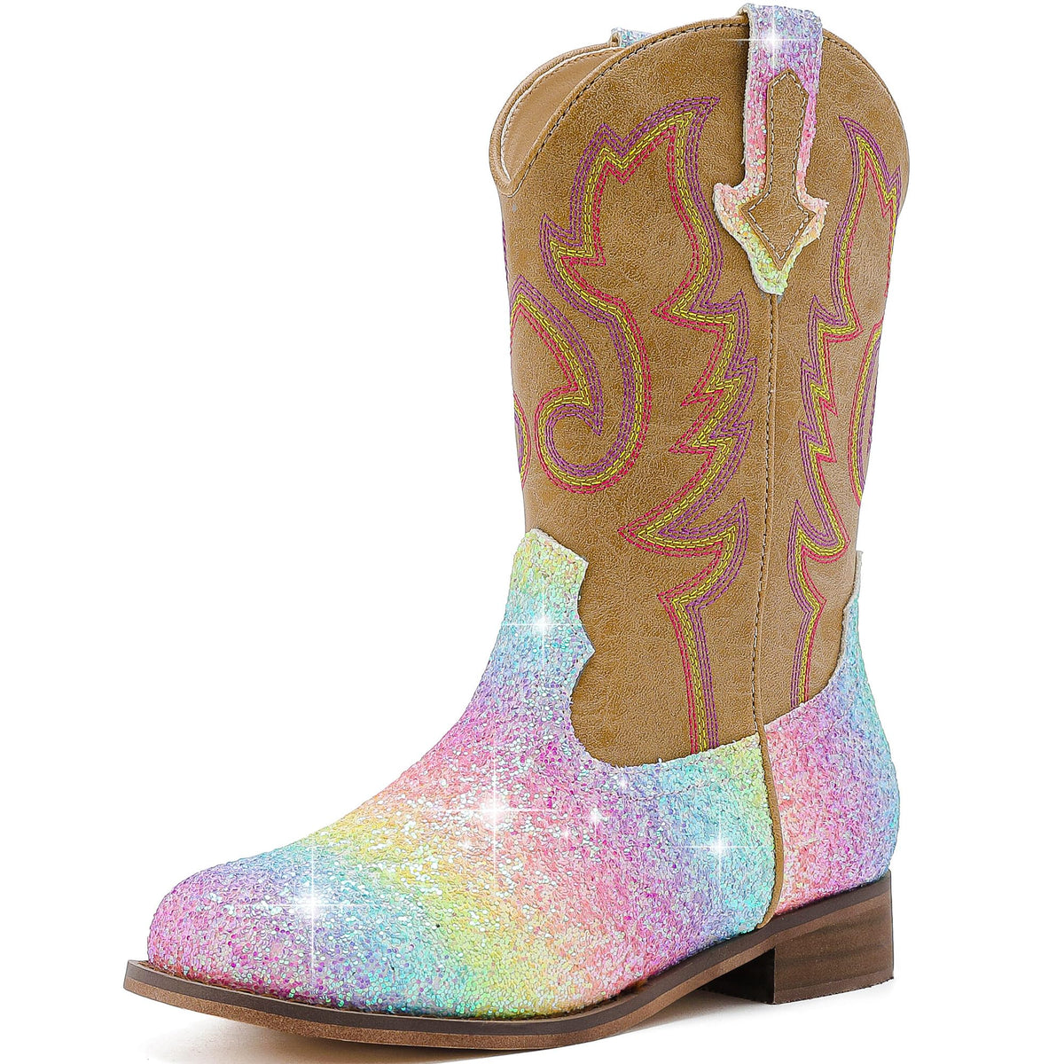 Motasha Cowgirl Boots for Girls Toddler Boys Cowboy Boots Little Kids